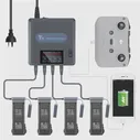 🛍 Зарядное устройство Mavic 3 с цифровым дисплеем для дрона DJI Mavic 3, быстрое умное зарядное устройство с USB