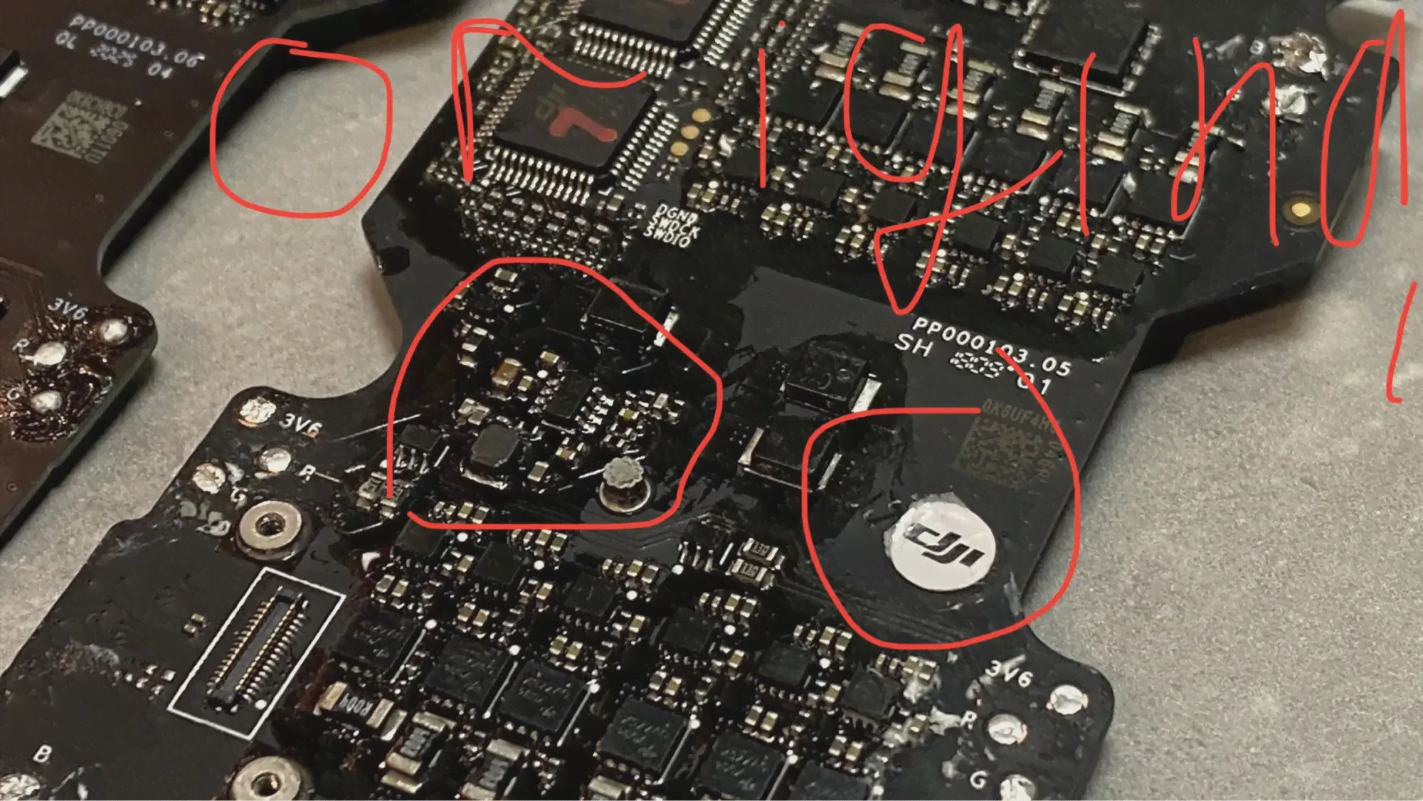 🛍 Оригинальная плата питания DJI Mavic Air Part-ESC, аксессуары для обслуживания завода, Центральная основная плата для замены Mavic Air-1