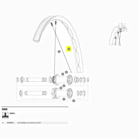 MAVIC Crossmax XLS 29´´ Spokes