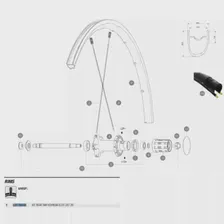 Mavic Задний обод Ksyrium Elite UST 20