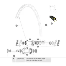 MAVIC Ksyrium Elite Disc/Disc UST 2017 Spokes 12 units