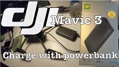 DJI Mavic 3 - Charge with powerbank