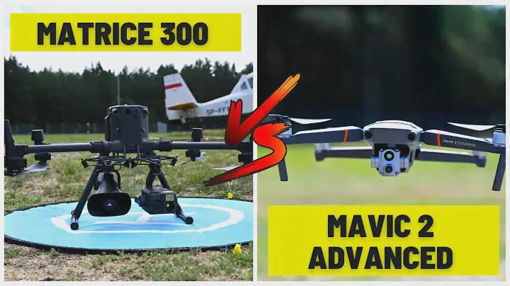 DJI Mavic 2 Enterprise Advanced vs DJI Matrice 300 RTK - porównanie kamer termowizyjnych