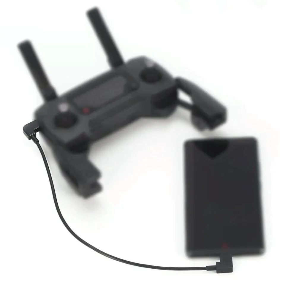Кабель 30см для подключения пульта дронов DJI Mavic MINI/2/3 Pro/SE/Pro/Air/Mavic - Type C to Micro USB