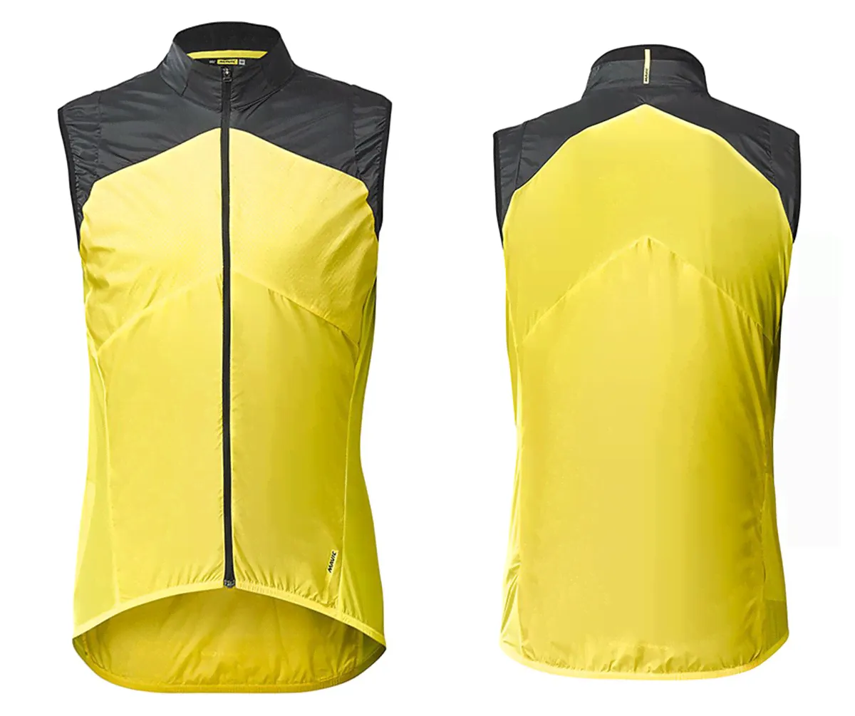 Mavic Cosmic Wind SL Vest - Yellow Mavic - Black-0