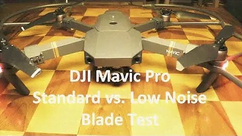 Drone | DJI Mavic Pro | Standard vs. Low Noise Propellers