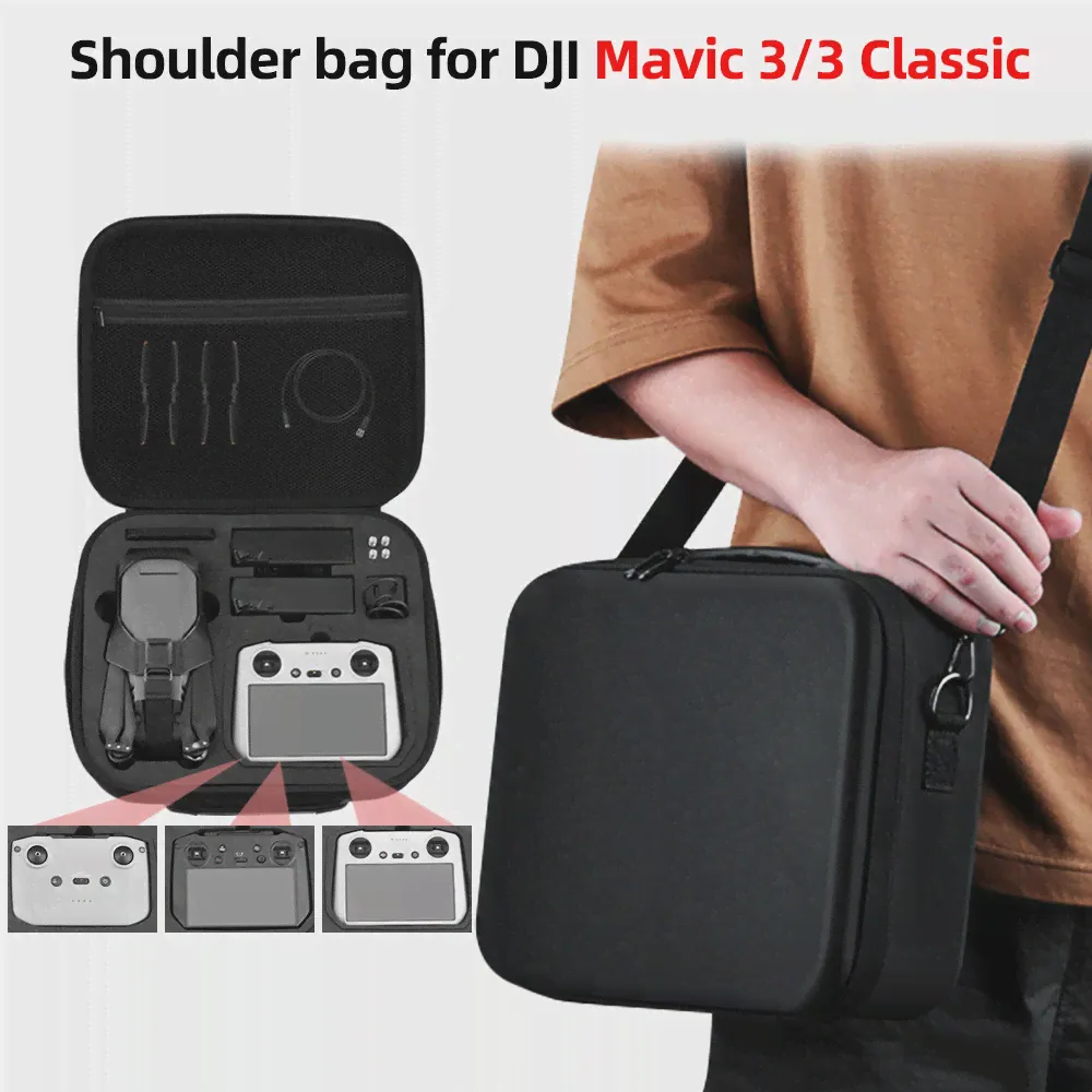 Портативная сумка для хранения DJI Mavic 3 Classic, противоударная защитная коробка, сумка для переноски, сумка через плечо, аксессуар для дрона.
