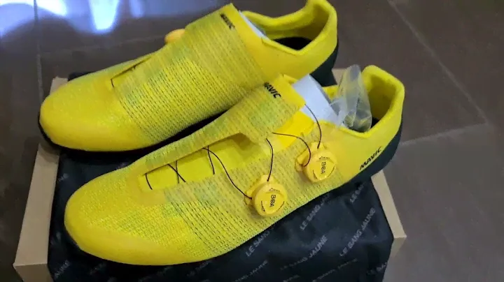 🚵‍♂️2022 MAVIC ULTIMATE XC YELLOW carbon mtb shoes🚵‍♂️