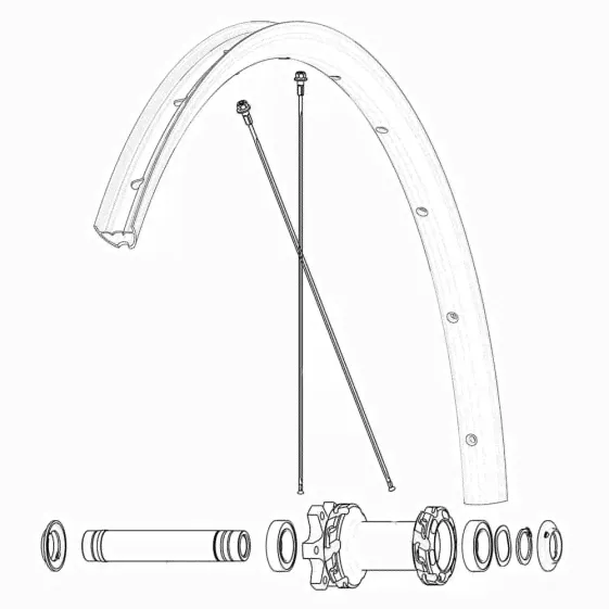 MAVIC Front EBM Allroad S Road Rim