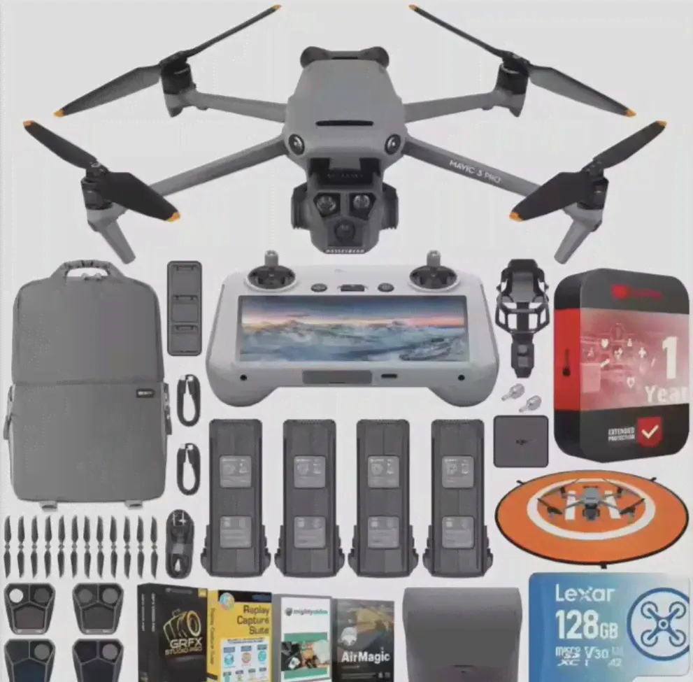 DJI Mavic 3 Pro Дрон Квадрокоптер с дистанционным управлением Fly More Combo