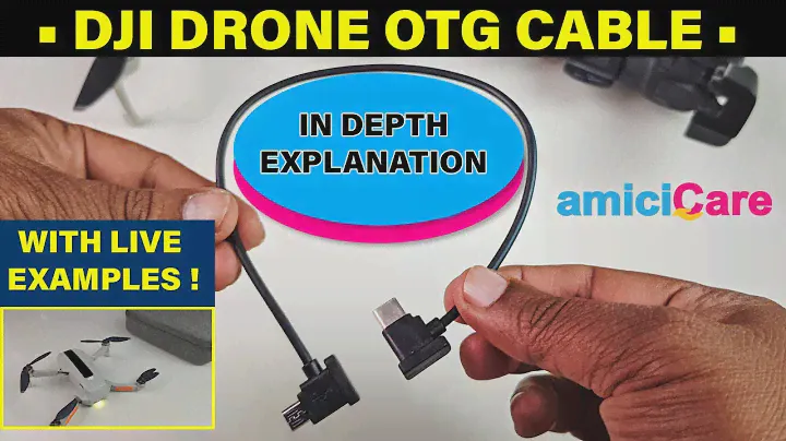 How To Use OTG CABLE To transfer data between your DJI Mavic Mini and your Phone | amicikart