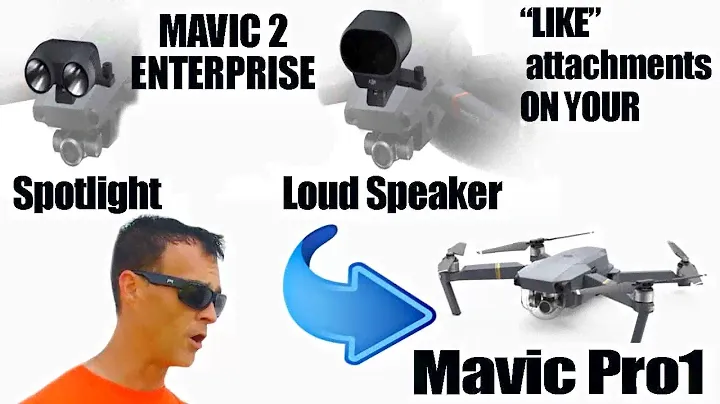 How to rig your Mavic 1 with similar attachments to the Mavic 2 Enterprise!  Check it out!