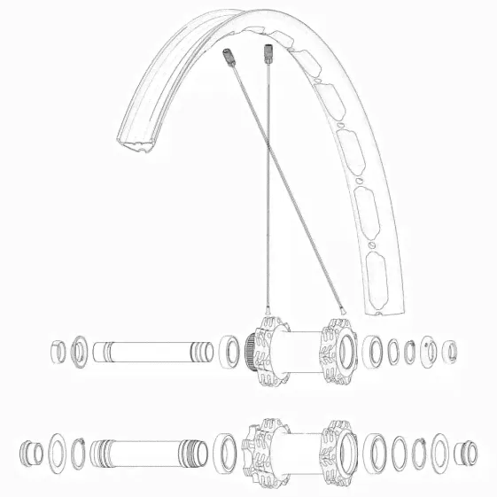 MAVIC Deemax S 29´´ Spokes