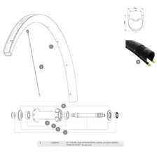 MAVIC Ksyrium Pro Carbon SL UST front left Spokes