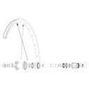 MAVIC Rear Ksyrium S RB Road Rim