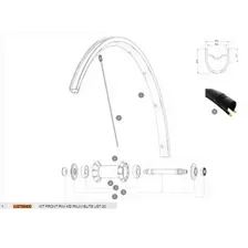 MAVIC Ksyrium Elite UST 20 front rim