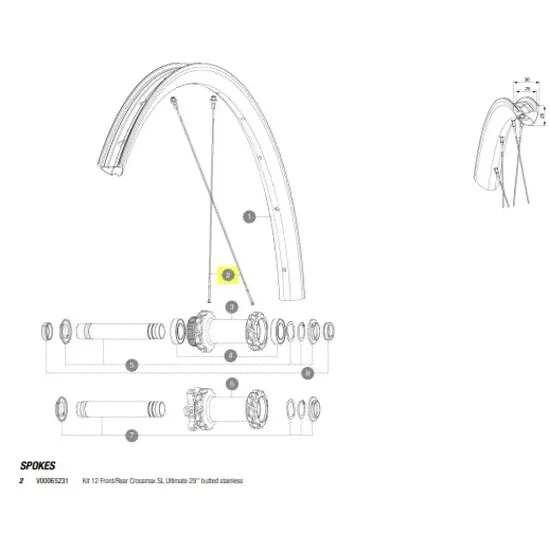 MAVIC Crossmax SL Ultimate Spokes 12 units-0