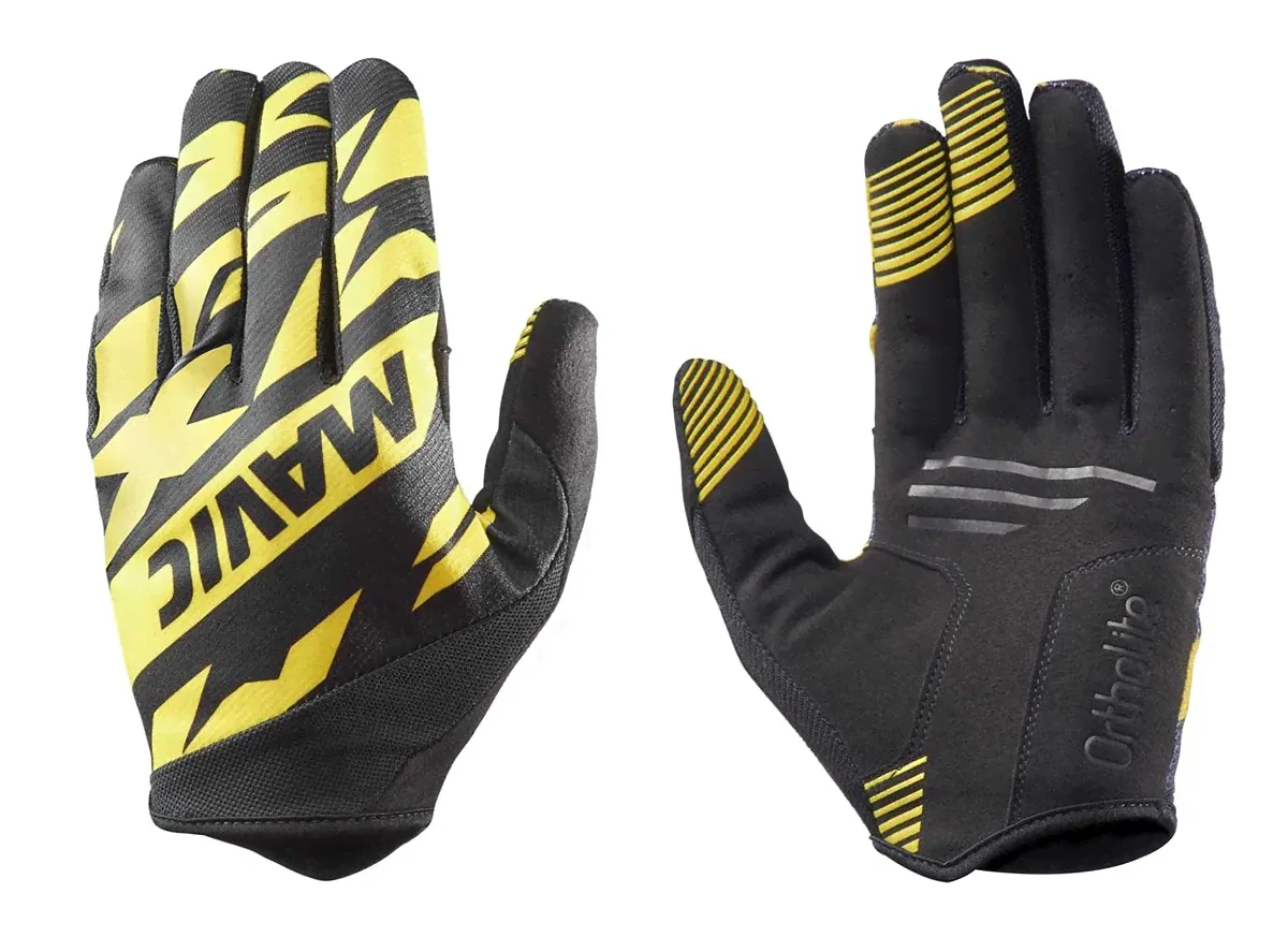 Mavic Deemax Pro MTB Glove - Yellow Mavic-Black-0