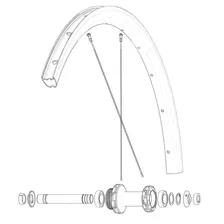 MAVIC Ksyrium 30 Disc Spokes 12 Units
