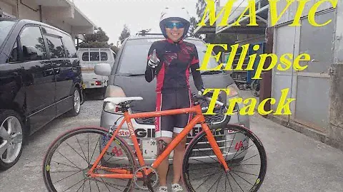 中1女子　MAVIC Ellipse Track を履かせて街道練習　46ｘ18ｔ