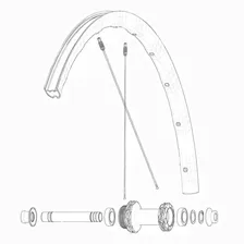 MAVIC Front/Rear Ksyrium SL Disc Road Rim