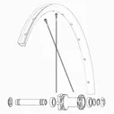 MAVIC Front EBM Allroad S Road Rim