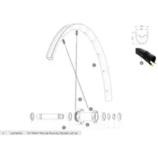 MAVIC Ksyrium Elite Disc UST 20 front rim
