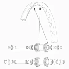 Колеса задние MAVIC Kit 12 Cosmic SLR 40 RB Spokes