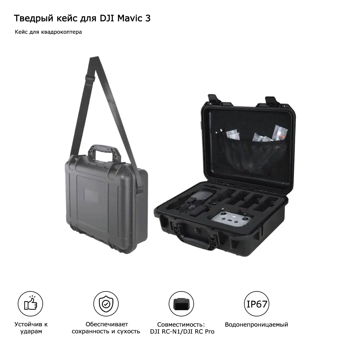 Тведрый кейс для DJI Mavic 3 (MA3-C17)-0
