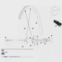 Mavic Задний обод Ksyrium Elite UST 20