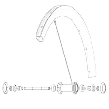 MAVIC Kit 2 Front/Rear Cosmic Pro Carbon UST Spokes