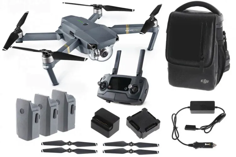 Радиоуправляемый квардрокоптер DJI Mavic Combo Set - DJI-MAVIC-PRO-COMBO-1